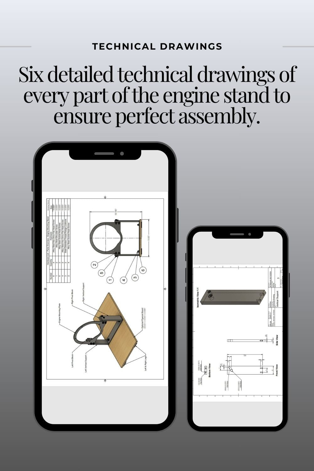 DIY Engine Mounting Stand Bundle