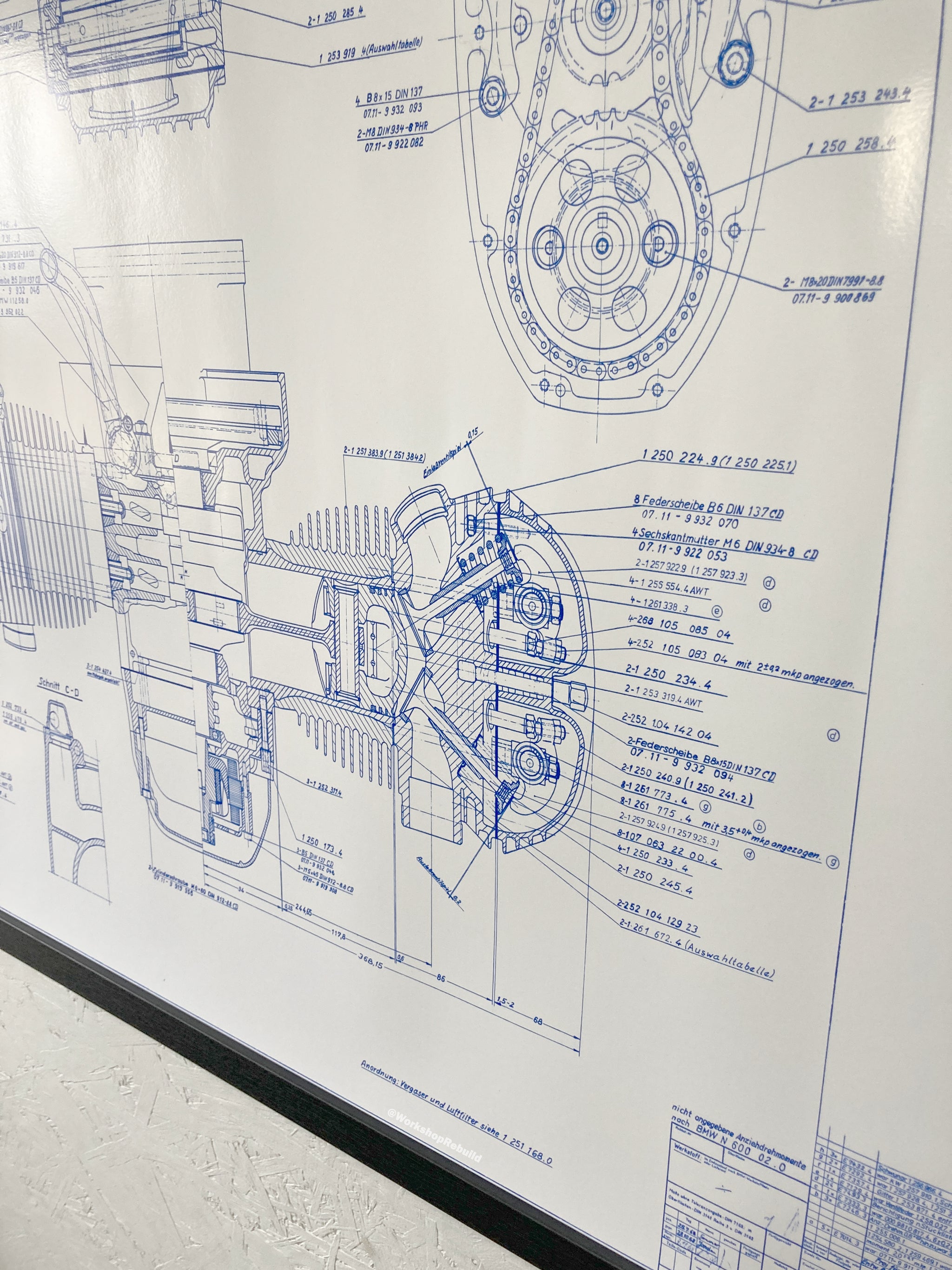 /5 Airhead Engine Poster – Workshop Rebuild Shop
