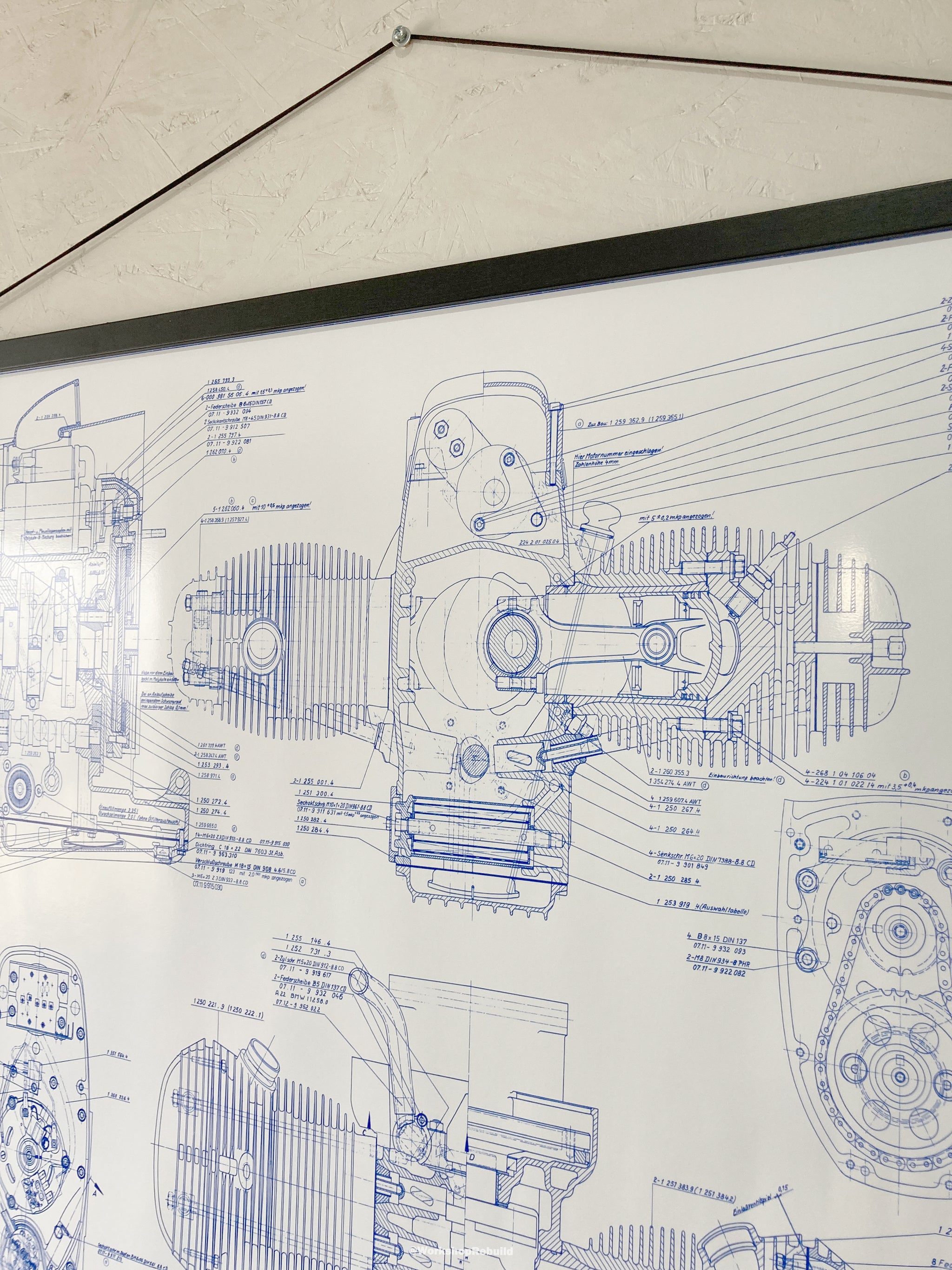 /5 Airhead Engine Poster – Workshop Rebuild Shop