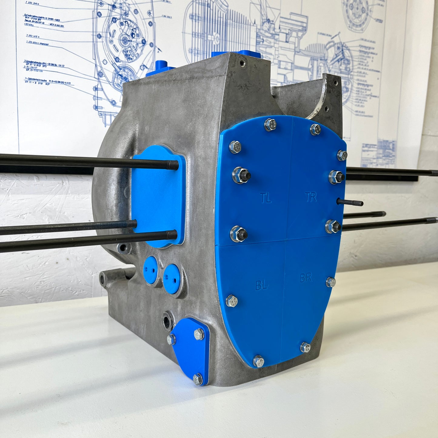 BMW Airhead Engine Block Cover Kit