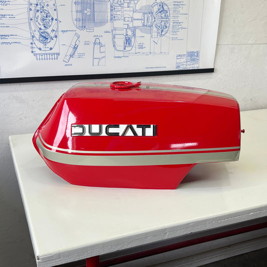 NOS 1974/75 Ducati 860 GT Fuel Tank (RED)