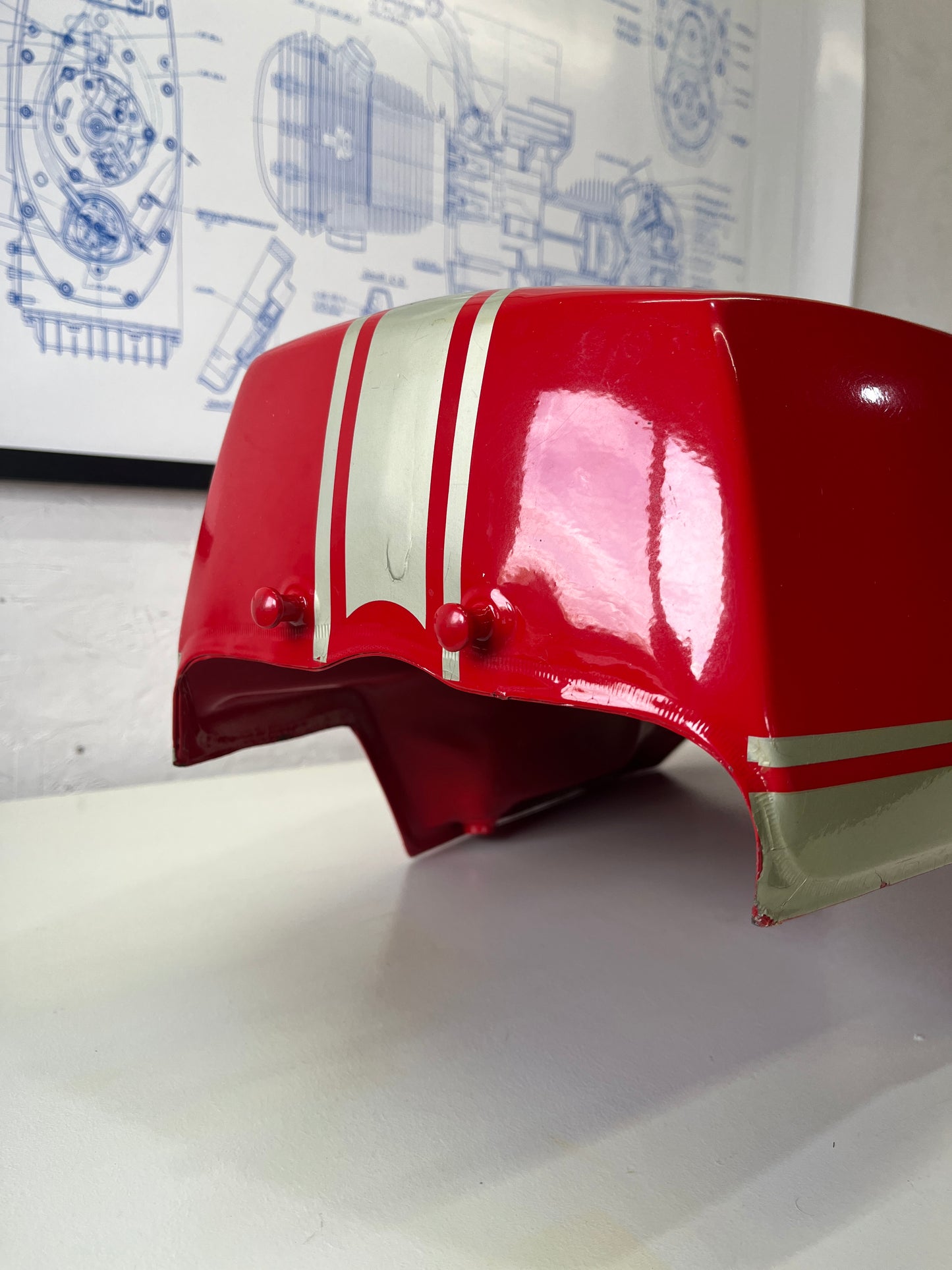NOS 1974/75 Ducati 860 GT Fuel Tank (RED)