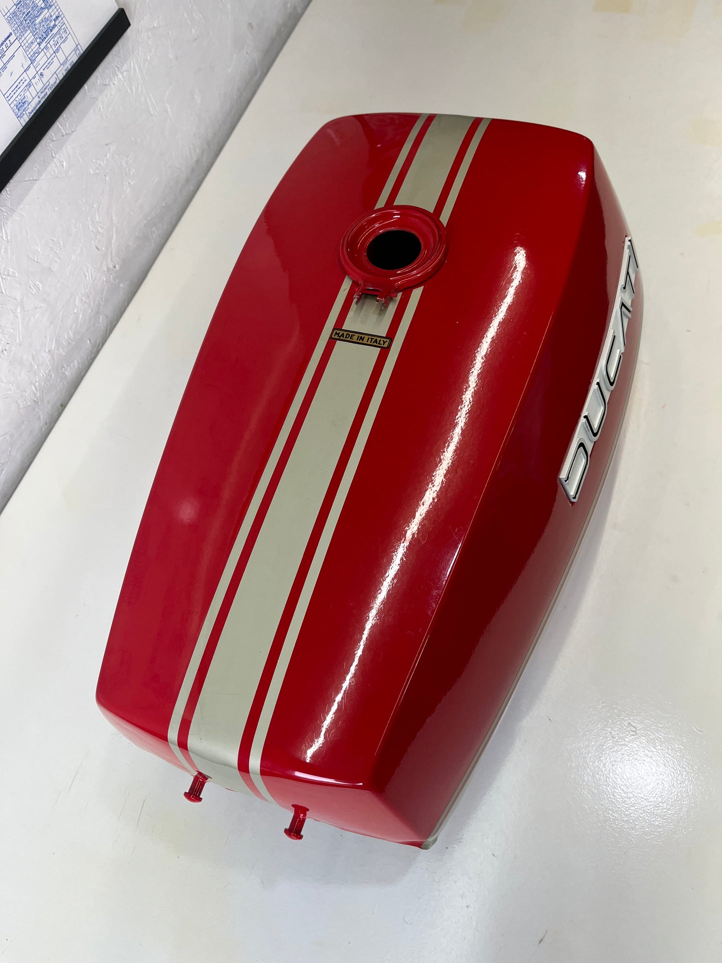 NOS 1974/75 Ducati 860 GT Fuel Tank (RED)