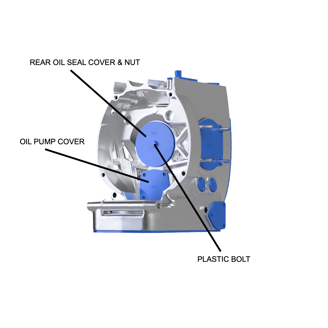 BMW R100 ENGINE BLOCK COVER SET