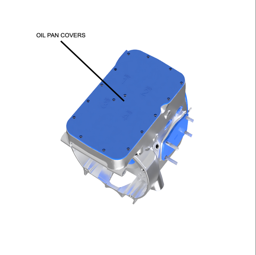 BMW R100 ENGINE BLOCK COVER SET